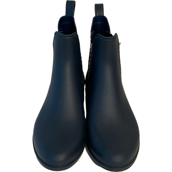 Jack Rogers Navy Blue Rubber Ankle Rain Boots Women Jack Rogers Navy Blue Rubber Ankle Rain Boots Women’s Size 7